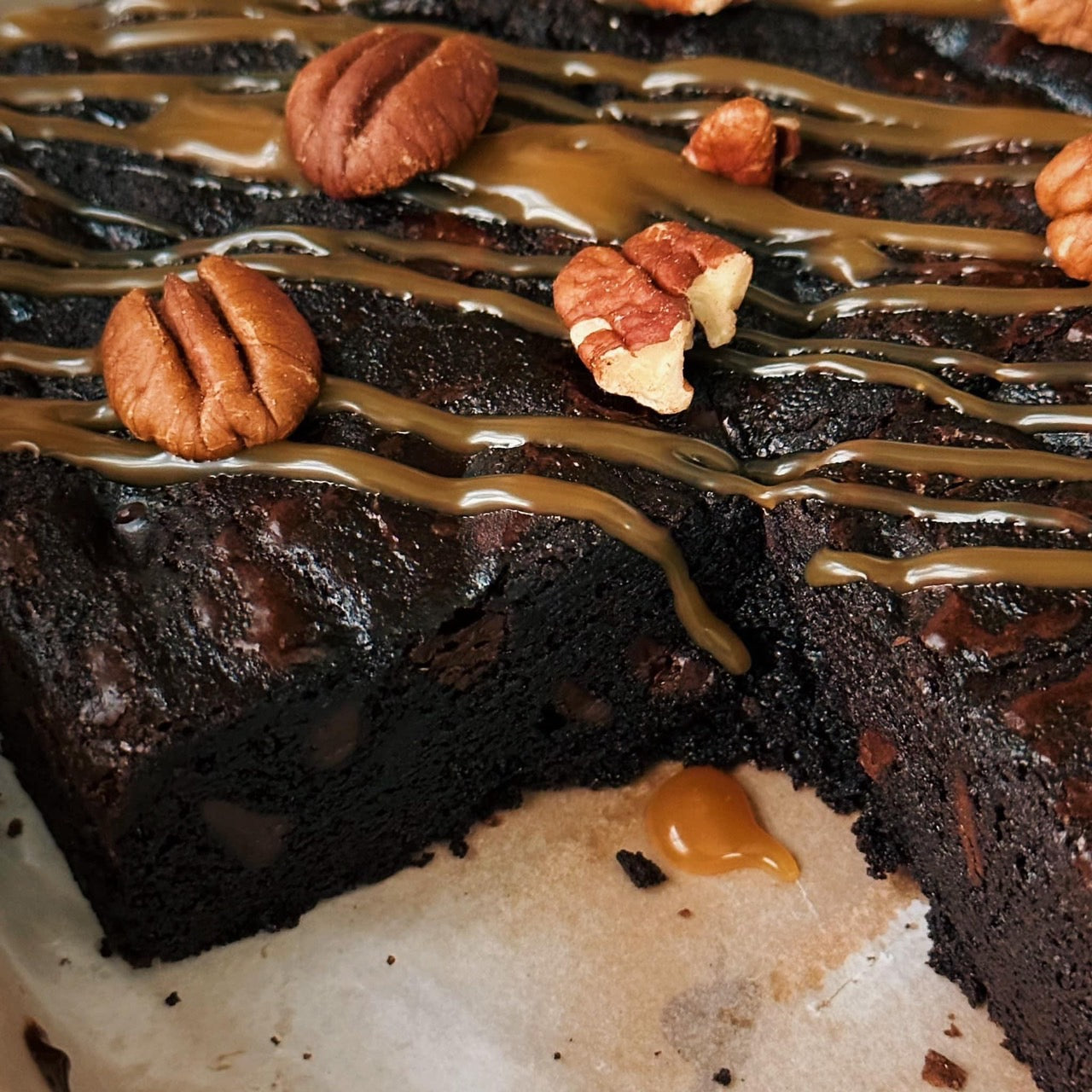 Turtle Brownie 海鹽焦糖胡桃布朗尼